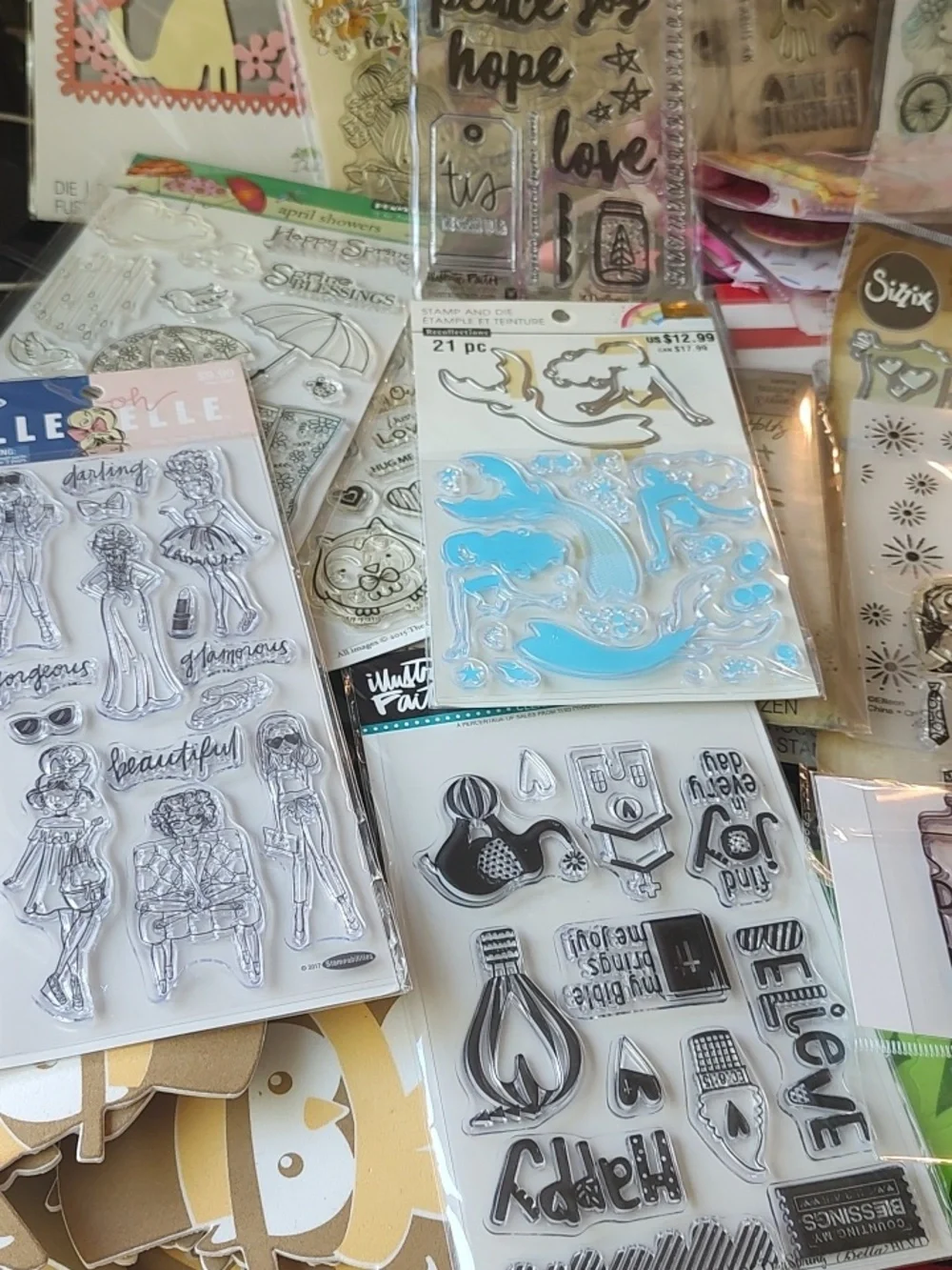 Assorted Craftd Scrapbooking Supplies, Stamps, Die Cuts & More - Mixed Colors - Picture 3 of 6